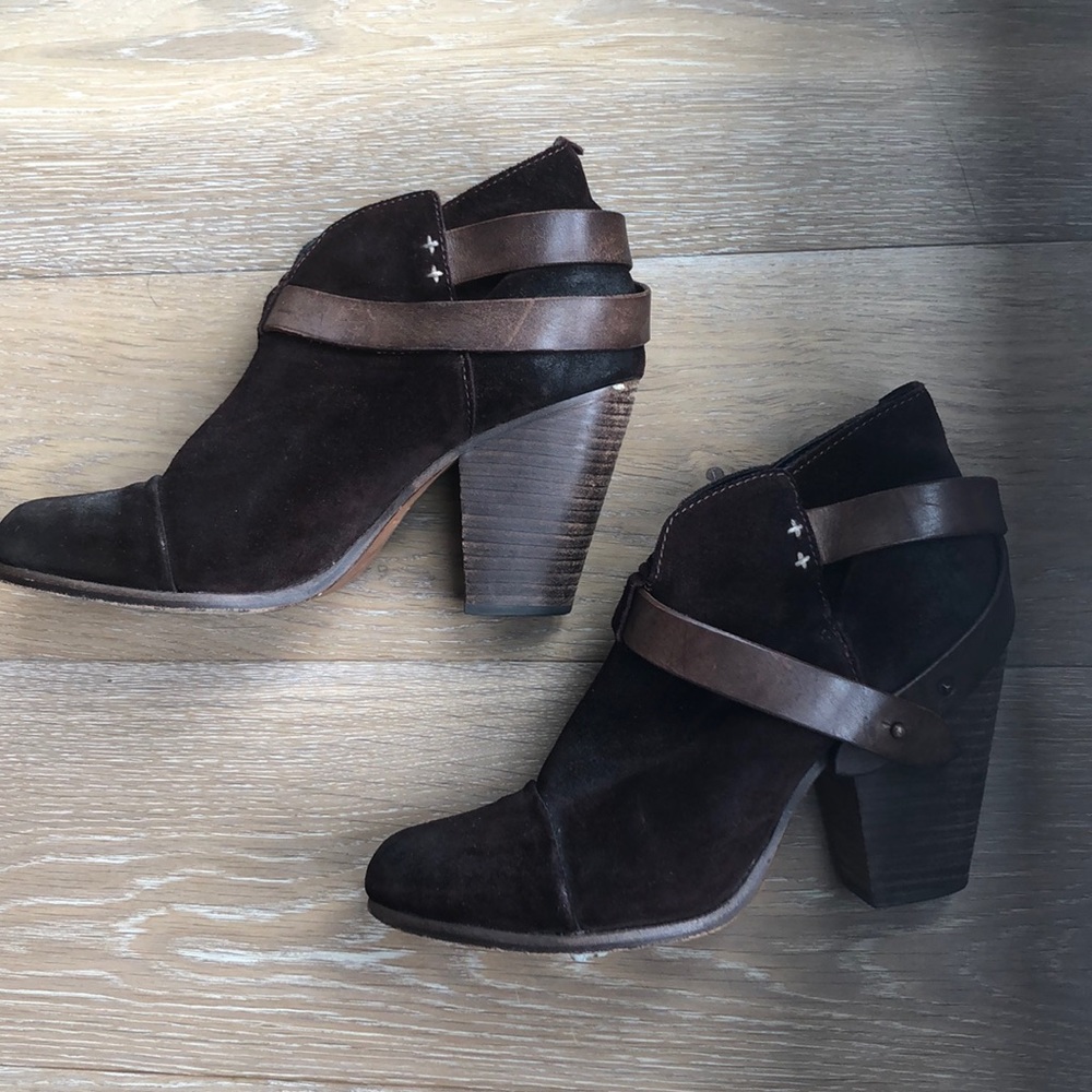 Rag & Bone Ankle Boots - Raisin color